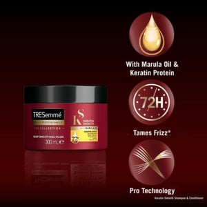 TRESemme Keratin Smooth Deep Smoothing Mask With Marula Oil 300ml