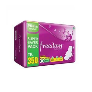 Freedom Sanitary Napkin Heavy Flow 30 Pieces