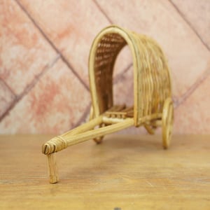 Bamboo Bullock Cart Showpiece