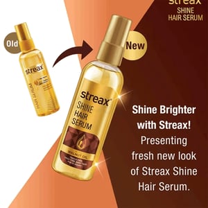 Streax Shine With Walnut Oil Hair Serum 115ml •