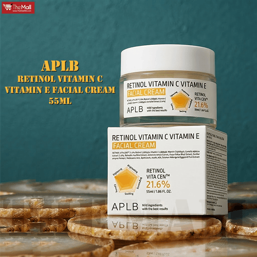 APLB Retinol Vitamin C Vitamin E Facial Cream 55ml •