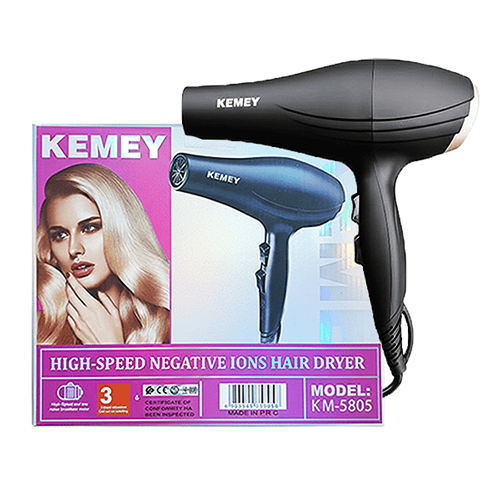 Kemey High-Speed Negative Ions Hair Dryer - KM-5805