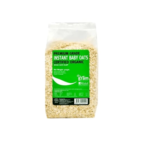 Premium Grade Organic Instant Baby Oats 500gm•