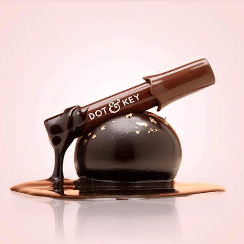 Dot & Key Meltie Lip Balm With 2% Kojic 4g SPF 50+ PA+++ Cocoa Creme •