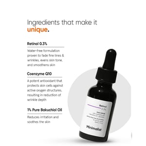The Minimalist Retinol 0.3% Face Serum 30ml•