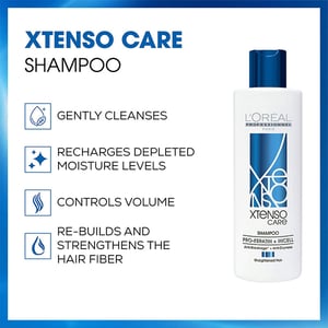L'Oreal Professionnel Paris Xtenso Care Shampoo For Straightened Hair 250ml  •