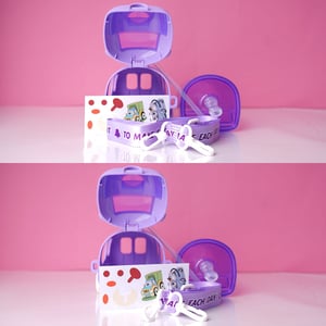 Cute Bus Water Pot For Kids - Purple