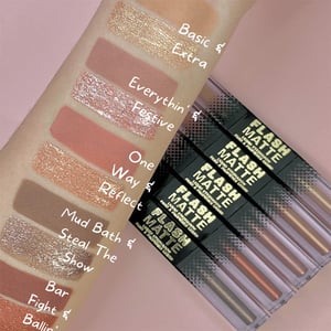 W7 Flash Matte Liquid Eyeshadow - One Way & Reflect