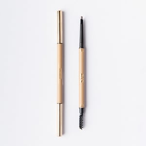 Guerniss Natural and Delicate Double Headed Eyebrow Pencil - G012 Grey Black