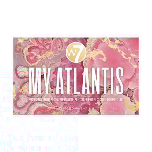 W7 My Atlantis Precious Multi-Textured Pressed Pigment Palette