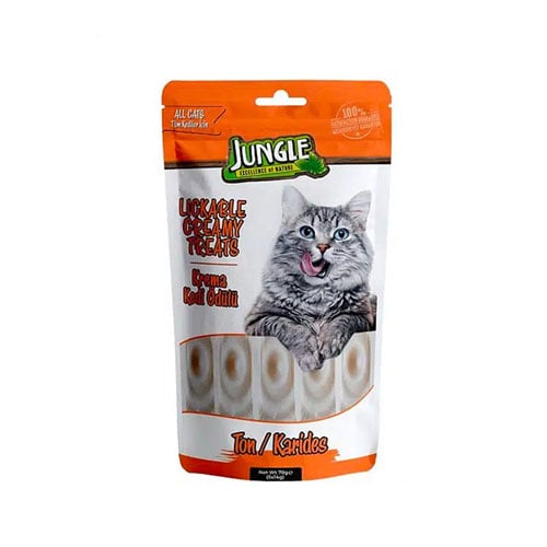 Jungle Lickable Creamy Treats 5pcs Pack - Tuna / Shrimp