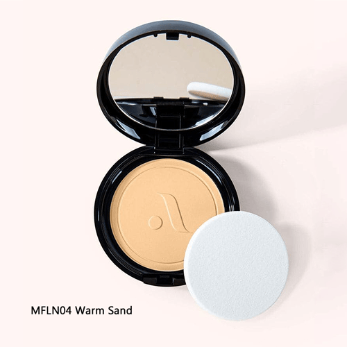 Absolute Locked-In Silky Matte Finish Medium Coverage Smoothing Powder Foundation - MFLN04 Warm Sand