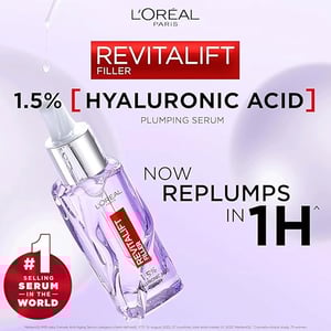 L'Oreal Paris Revitalift Filler Hyaluron Wrinkle & Hydration Serum 30ml  •