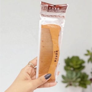 Xiaoping Natural Wooden Comb - Wave