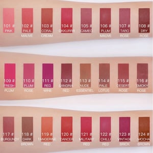 Beauty Glazed Matte Liquid Lipstick - 124 Mocha Brown
