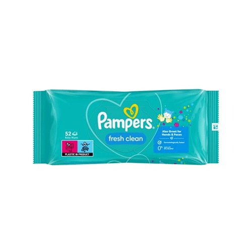 Pampers Fresh Clean Baby Wipes - 52 Wipes
