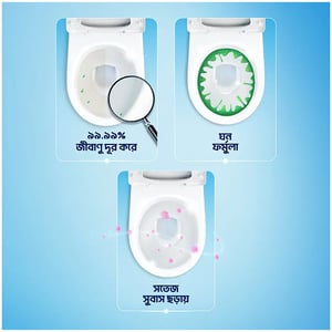 Domex Liquid Toilet Cleaner 750ml - Ocean Fresh (Get Food Container Free)