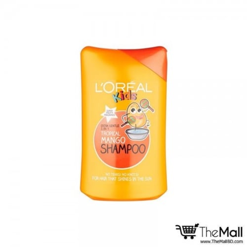 L'Oreal Kids Extra Gentle 2 in 1 Tropical Mango Shampoo 250ml •