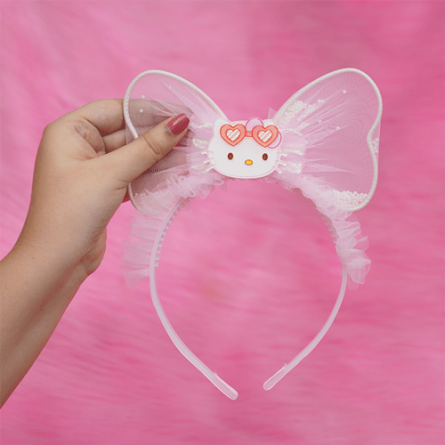 Pink Headband For Baby Girls - Hello Kitty