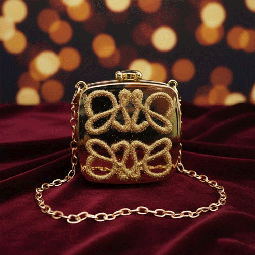 Square Shape Clutch Bag