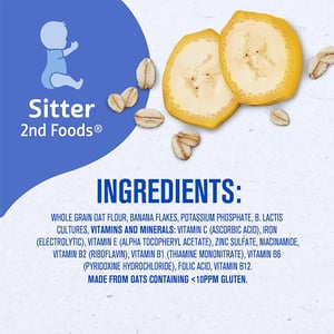 Gerber Probiotic Oatmeal Banana Cereal 227gm •