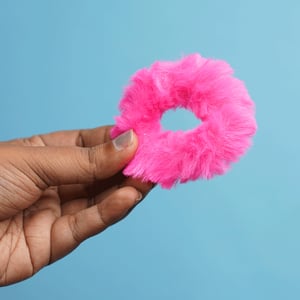 Soft Fleece Hair Band - Pink