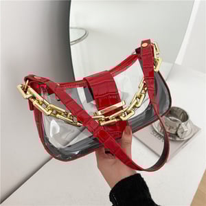 Women's New Trendy Korean Style Transparent Small Bag (1001014)