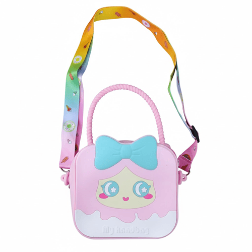 Silicone Mini Bag For Baby Girl - Pink