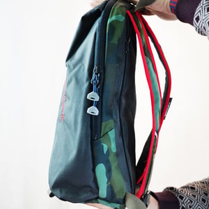 Stripelnc Mini Travel Backpack - Green Camouflage