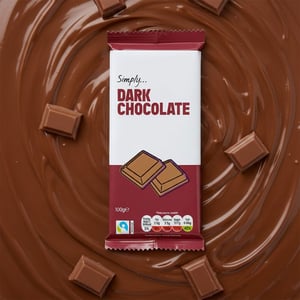 Simply Dark Chocolate 100g  •