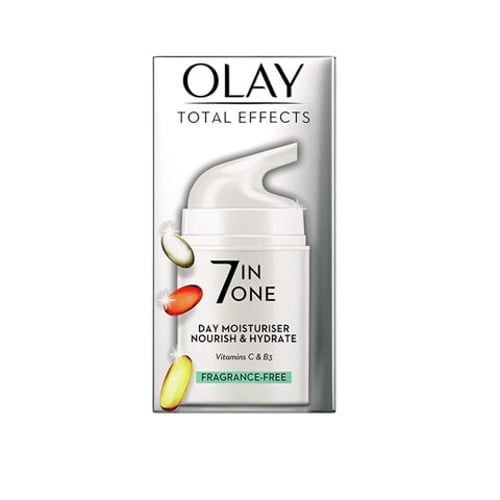 Olay Total Effects 7 in One Day Moisturiser Nourish & Hydrate Fragrance-Free 50ml
