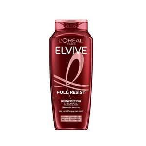 L'oreal Paris Elvive Full Resist Reinforcing Shampoo For Hair Fall 250ml •