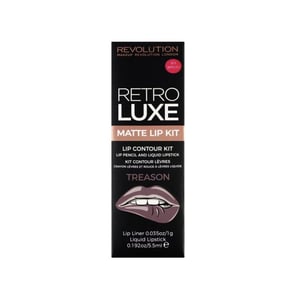 Makeup Revolution Retro Luxe Matte Lip Kit - Treason
