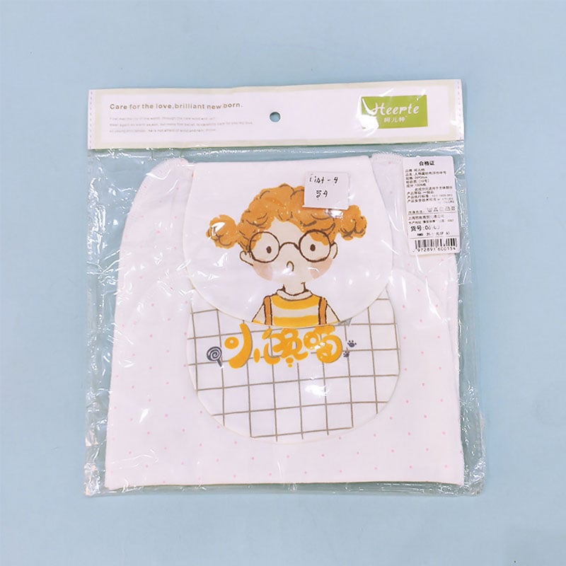Cotton Wool Sweat Medium Towel - Cartoon Girl