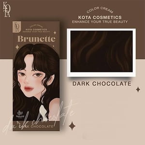 Kota Brunette Hair Color 100ml - Dark Chocolate •