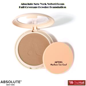 Absolute New York Velvet Focus Full Coverage Powder Foundation 6g - MFVF05 Medium Tan Cool
