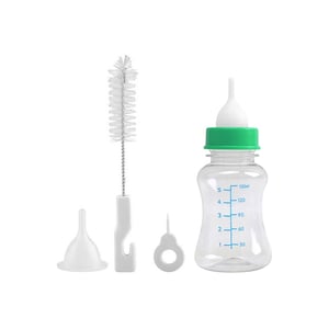 Feeding Bottle & Cleaning Set For Pets - Green
