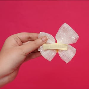 Baby Girl Bow hair Clip 1pc - Light Yellow Cinnamoroll