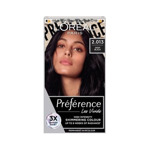 L'Oreal Paris Preference Les Vivid Permanent Haircolour - 2.013 Deep Black•