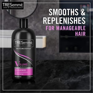 Tresemme Volume & Body With Silk Proteins & Collagen Shampoo For Fine Flat Hair 900ml •