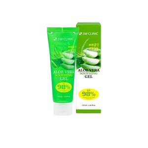 3W Clinic 98% Aloe Vera Soothing Gel 120ml •