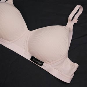Soft Padded Bra For Women - 34 Pink