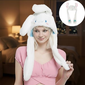 Ear Pop Up Lighting Cap - White Cinnamorol