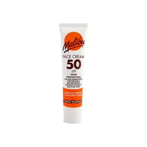 Malibu Face Cream High Protection Sunscreen 40ml - 50 SPF
