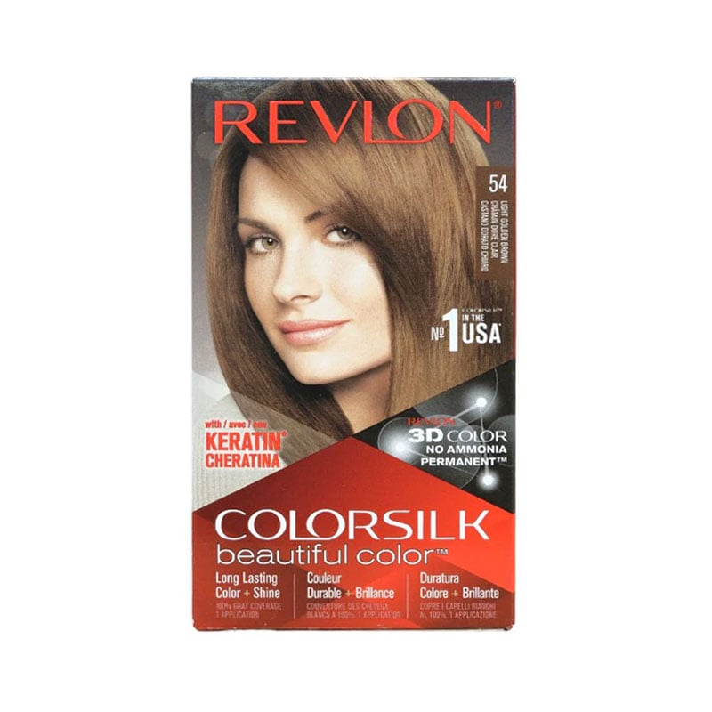 Revlon ColorSilk Beautiful 3D Hair Color - 54 Light Golden Brown