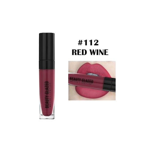 Beauty Glazed Matte Lipstick 8g - 112 RED WINE