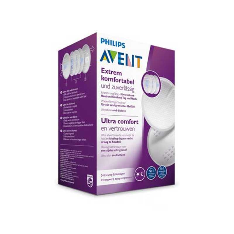 Philips Avent Ultra Comfort Disposable Day & Night Breast Pads 24pk (5775)