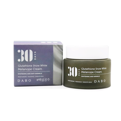 DABO 30 Days Glutathione Snow White Melanope Cream 100ml  •