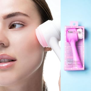Kiss Lovely Facial Cleansing Brush - Pink