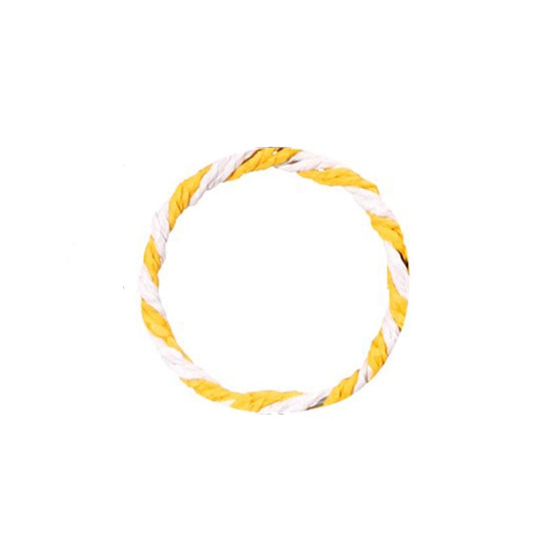 Foldable 28 Ring Scarf Hanger - Yellow White